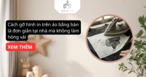 Cách gỡ hình in trên áo bằng bàn là đơn giản tại nhà mà không làm hỏng vải