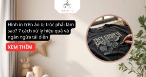 Hình in trên áo bị tróc phải làm sao 7 cách xử lý hiệu quả và ngăn ngừa tái diễn