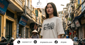 Áo thun cotton premium 250 GSM in hình chất lượng cao của Driplab