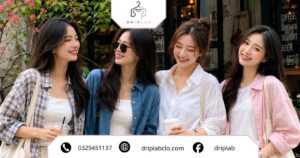 Cách phối áo sơ mi với áo thun nữ đơn giản cho phong cách thường ngày