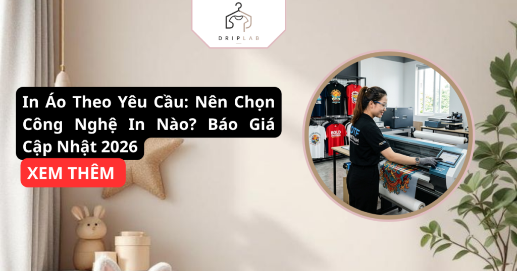 In Áo Theo Yêu Cầu: Nên Chọn Công Nghệ In Nào? Báo Giá Cập Nhật 2026