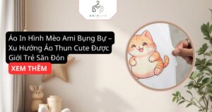 Áo In Hình Mèo Ami Bụng Bự – Xu Hướng Áo Thun Cute Được Giới Trẻ Săn Đón