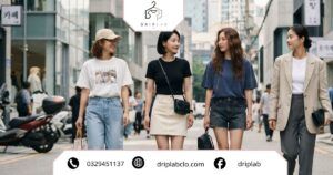Các cách phối đồ nữ với áo phông cùng quần jean, chân váy và blazer