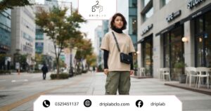 Phối áo giữ nhiệt với áo thun oversize phong cách streetwear