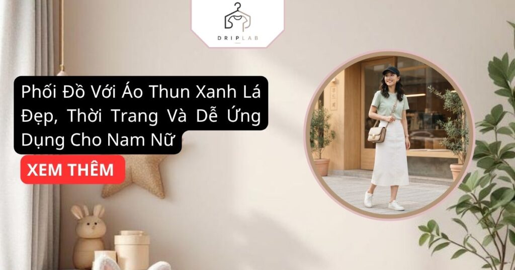Phối Đồ Với Áo Thun Xanh Lá Đẹp, Thời Trang Và Dễ Ứng Dụng Cho Nam Nữ