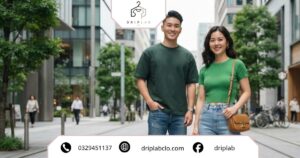Phối đồ với áo thun xanh lá cho nam và nữ theo phong cách trẻ trung hiện đại