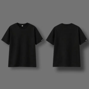 Áo Thun Trơn Màu Đen Form Oversize Unisex DRIPLAB