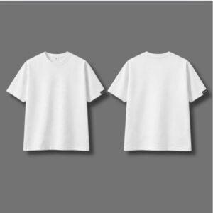 Áo Thun Trơn Màu Trắng Form Oversize Unisex DRIPLAB